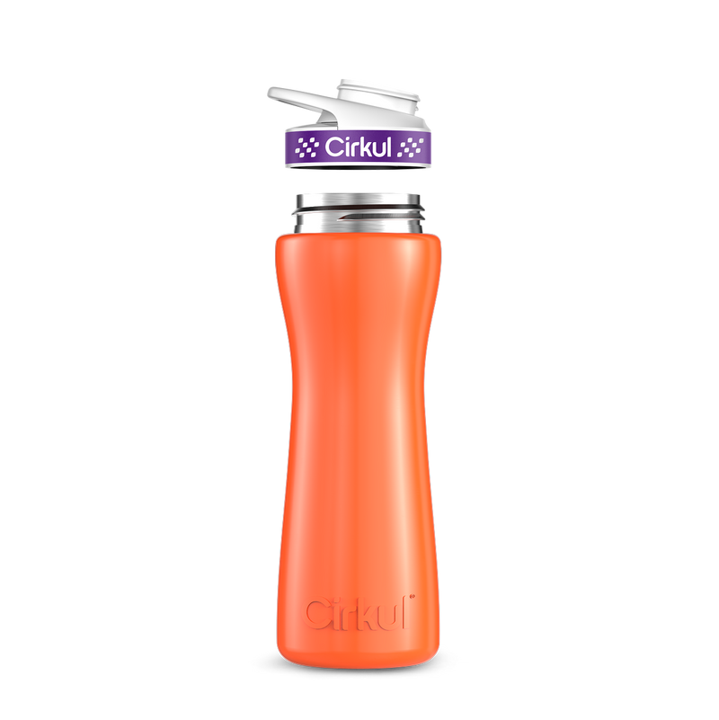 22oz. Stainless Steel Bottle & Comfort Grip Lid 8br2j