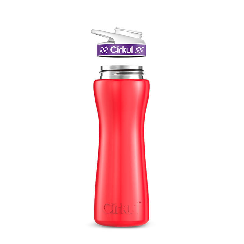22oz. Stainless Steel Bottle & Comfort Grip Lid 8br2j