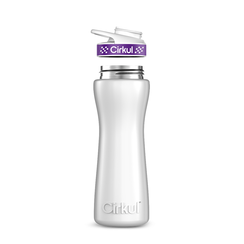 22oz. Stainless Steel Bottle & Comfort Grip Lid 8br2j