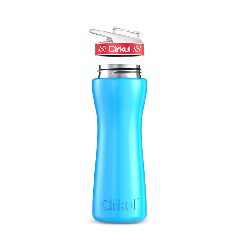 22oz. Stainless Steel Bottle & Comfort Grip Lid 8br2j