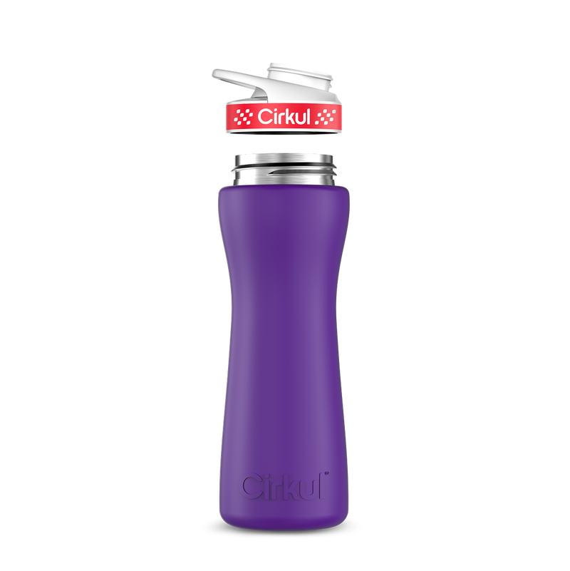 22oz. Stainless Steel Bottle & Comfort Grip Lid 8br2j