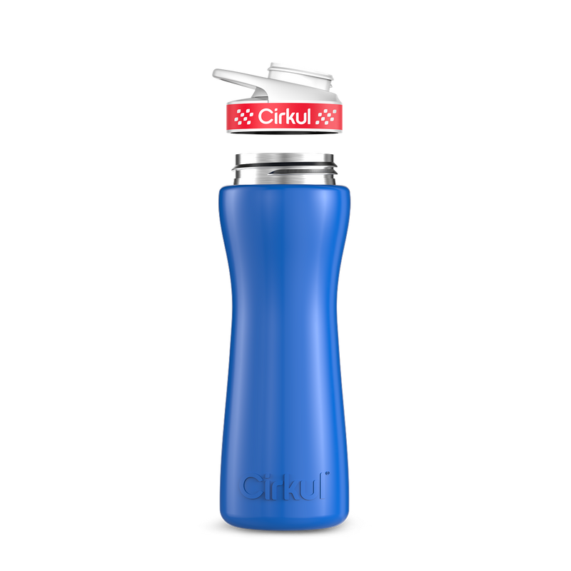 22oz. Stainless Steel Bottle & Comfort Grip Lid 8br2j