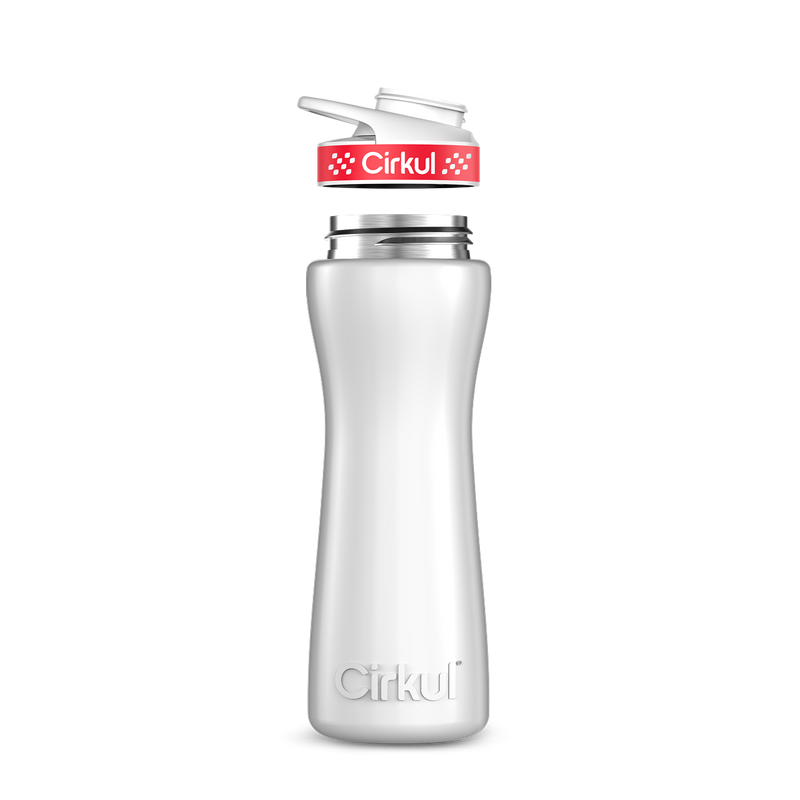 22oz. Stainless Steel Bottle & Comfort Grip Lid 8br2j