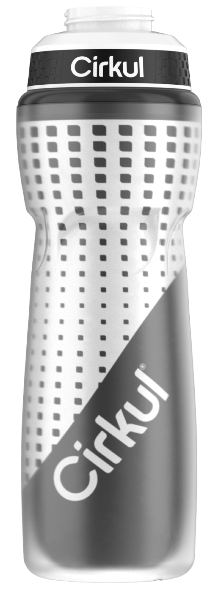 22oz. Insulated Squeeze Plastic Bottle & Sport Lid 5pdcc