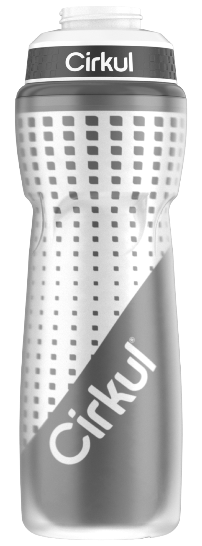 22oz. Insulated Squeeze Plastic Bottle & Sport Lid 5pdcc