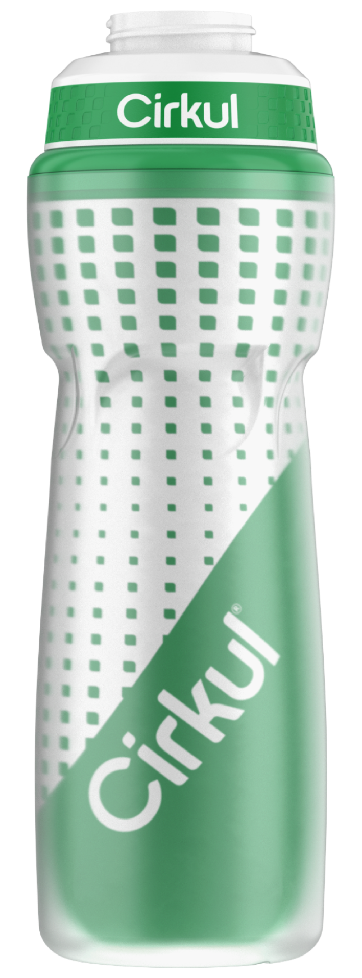 22oz. Insulated Squeeze Plastic Bottle & Sport Lid 5pdcc
