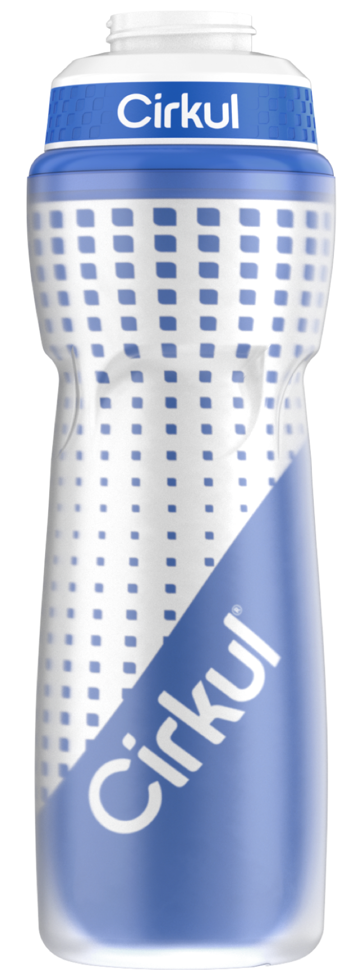 22oz. Insulated Squeeze Plastic Bottle & Sport Lid 5pdcc