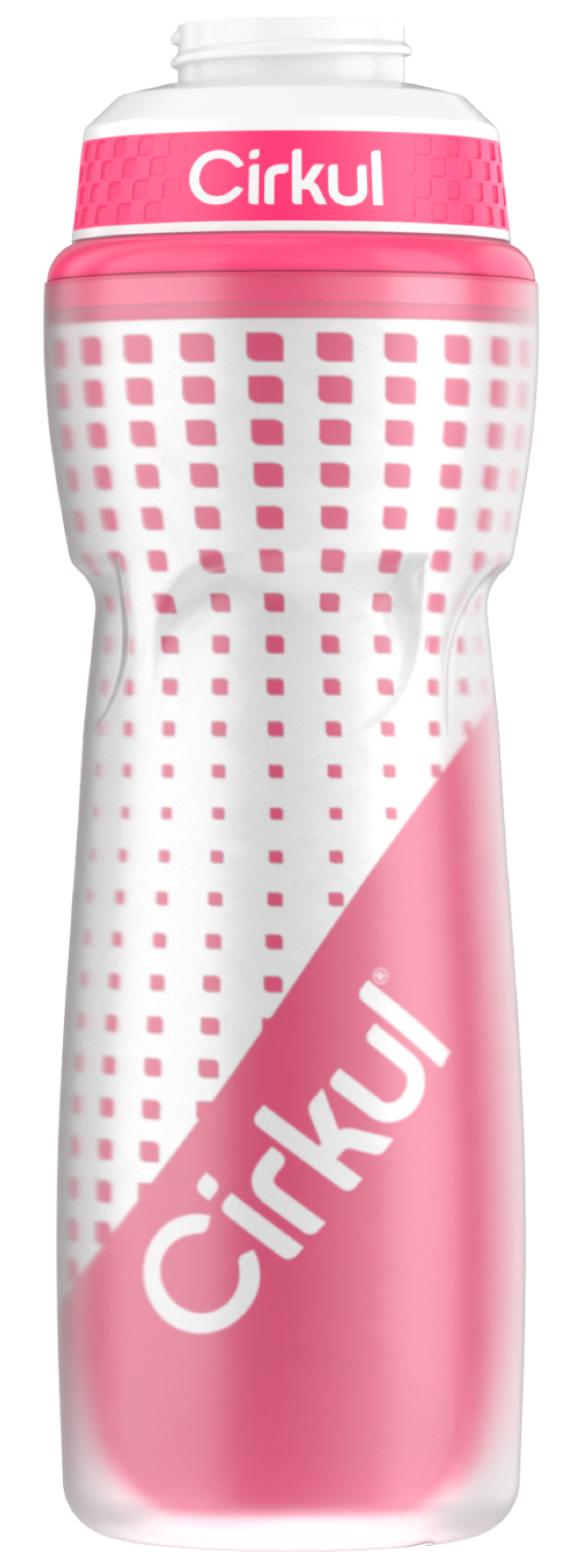 22oz. Insulated Squeeze Plastic Bottle & Sport Lid 5pdcc