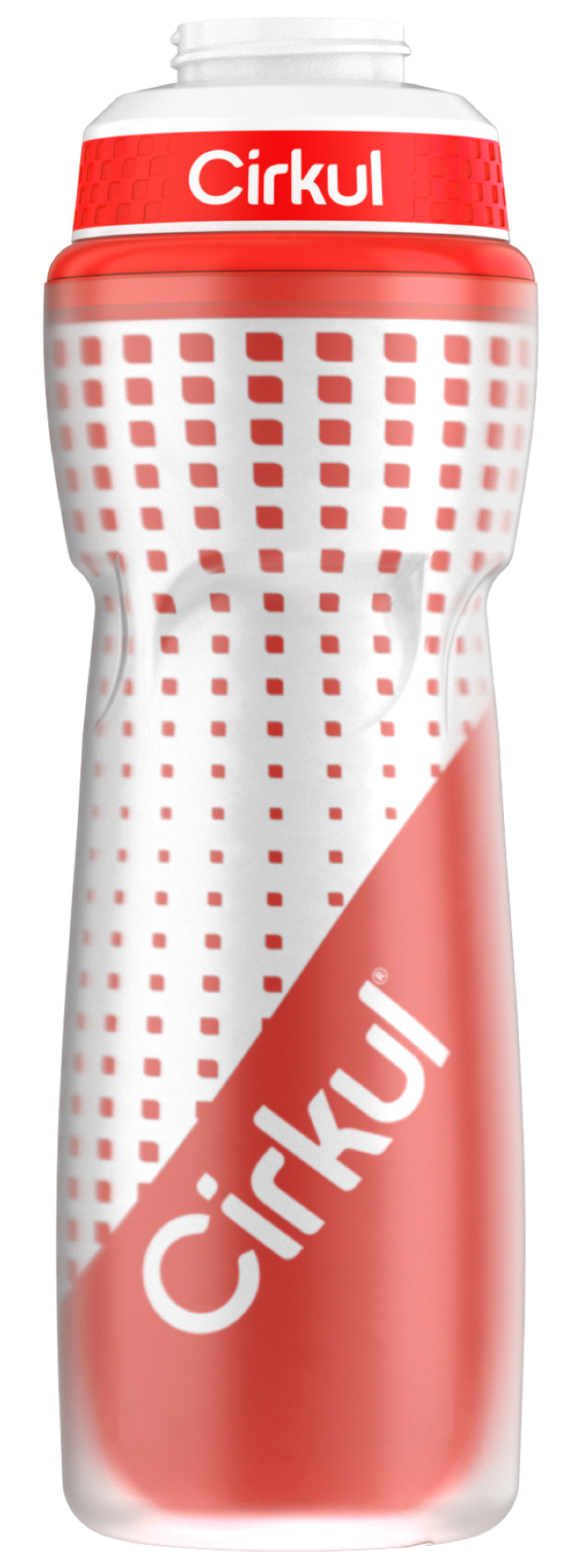 22oz. Insulated Squeeze Plastic Bottle & Sport Lid 5pdcc