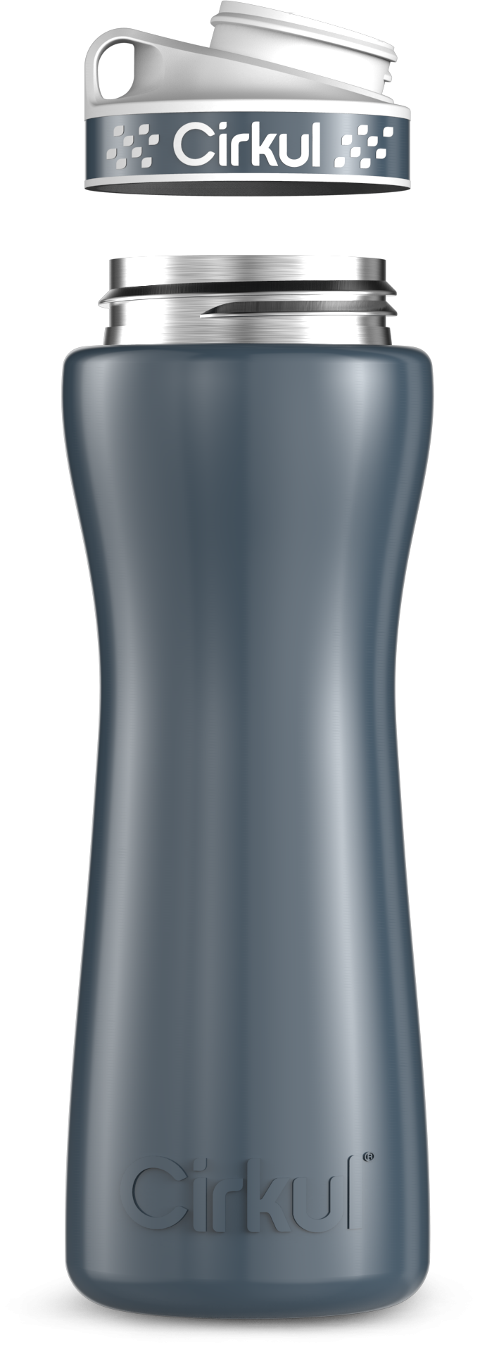 Custom 22oz. Stainless Steel Bottle & Comfort Grip Lid hhxnc