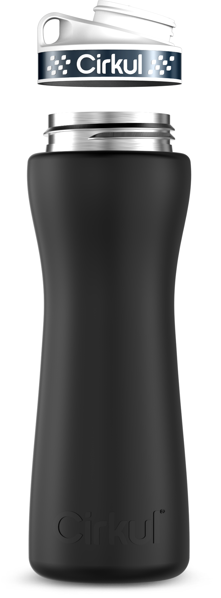 Custom 22oz. Stainless Steel Bottle & Comfort Grip Lid hhxnc
