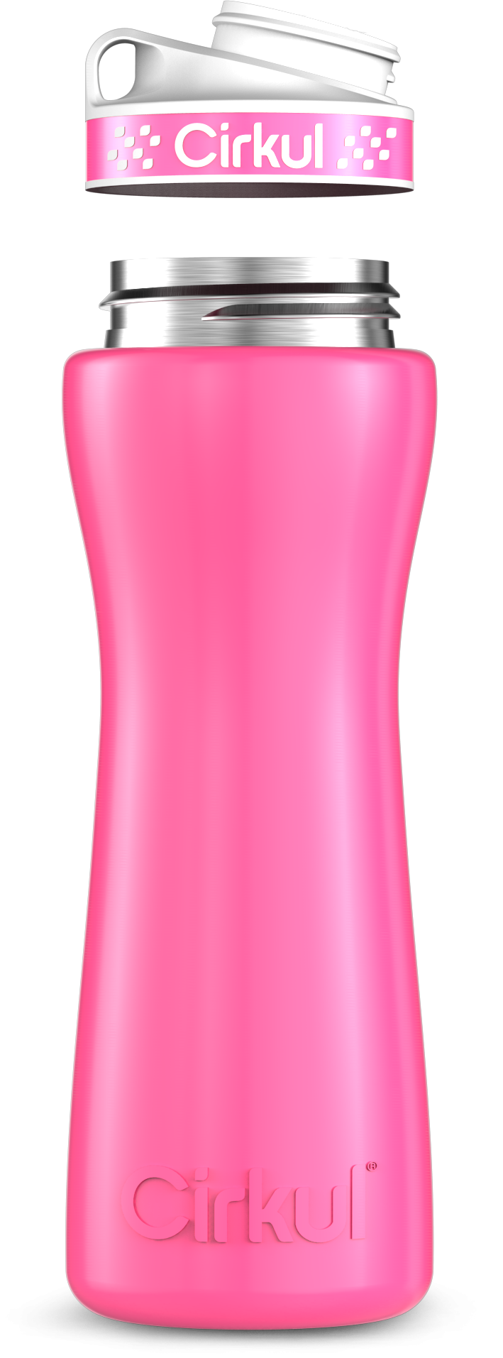 Custom 22oz. Stainless Steel Bottle & Comfort Grip Lid hhxnc